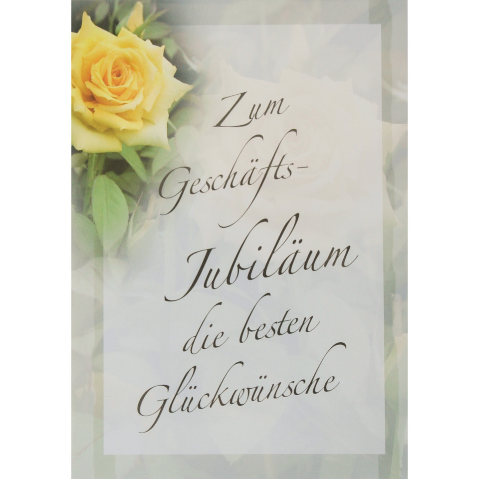 rose, blumenkarte, grusskarte, jubiläum, schriftzug