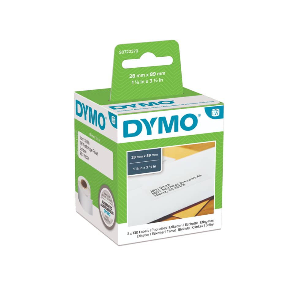 Etiketten, Dymo, Bürobedarf, Labelbox, Klebeetiketten