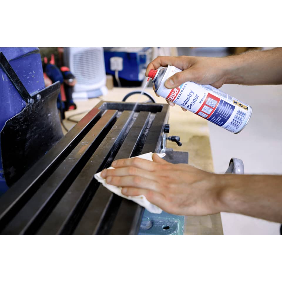Industrie-Reinigung, Schmiermittel, Spray, Maschinenpflege, Werkstatt