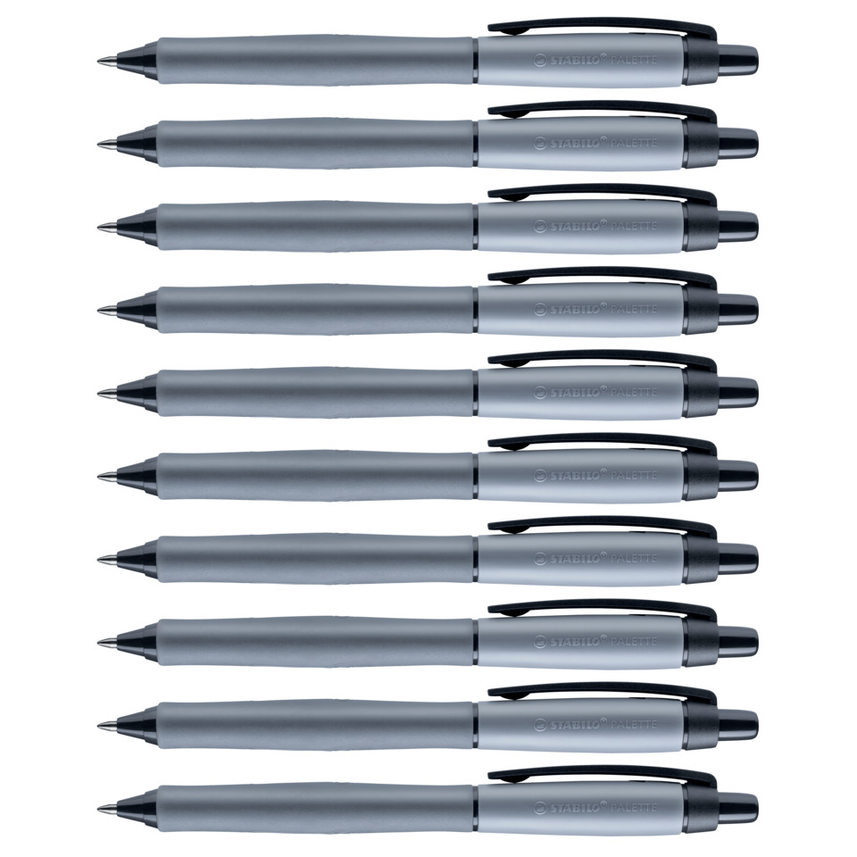Kugelschreiber, Schreibgerät, Kappe, Grau, Stiftspitze, stabilo Kugelschreiber, grauer Stift, Schreibgerät, niedrige Tintenrolle, Set-Stift
