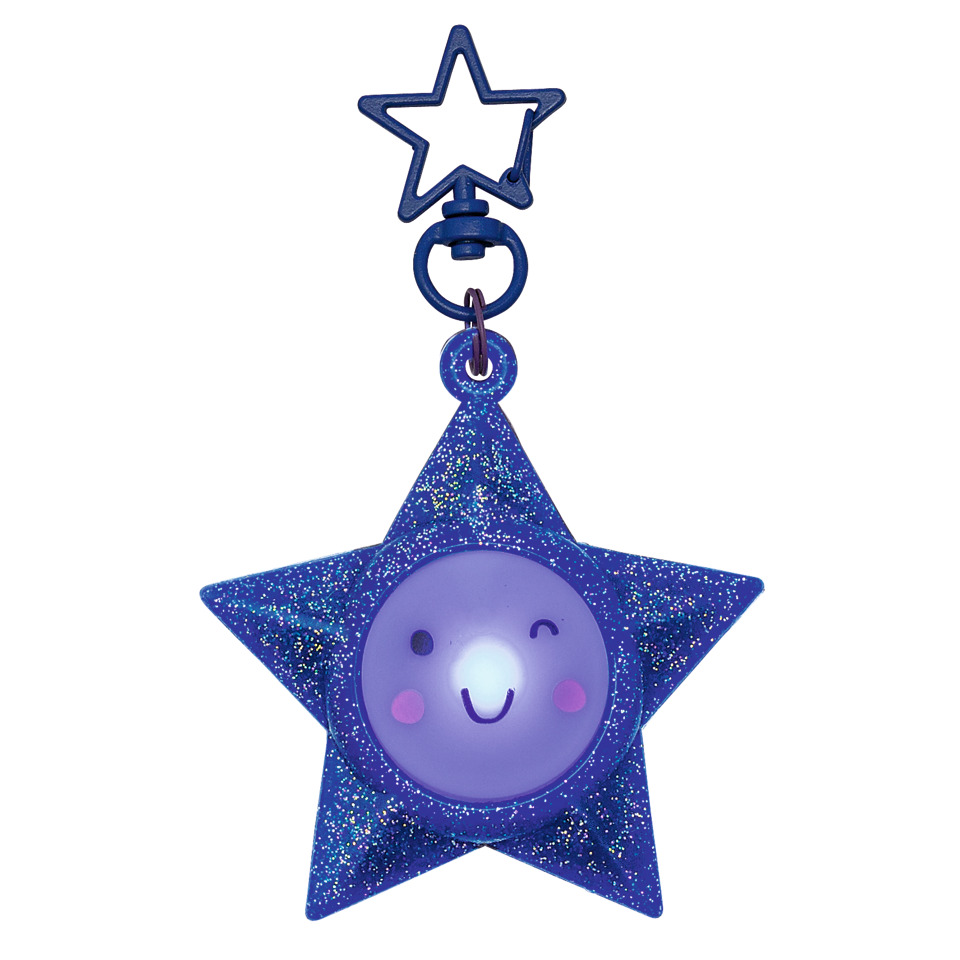 Stern Anhänger, Glitzer Sterne, Luna Licht, Schlüsselanhänger, Kleidung Zubehör