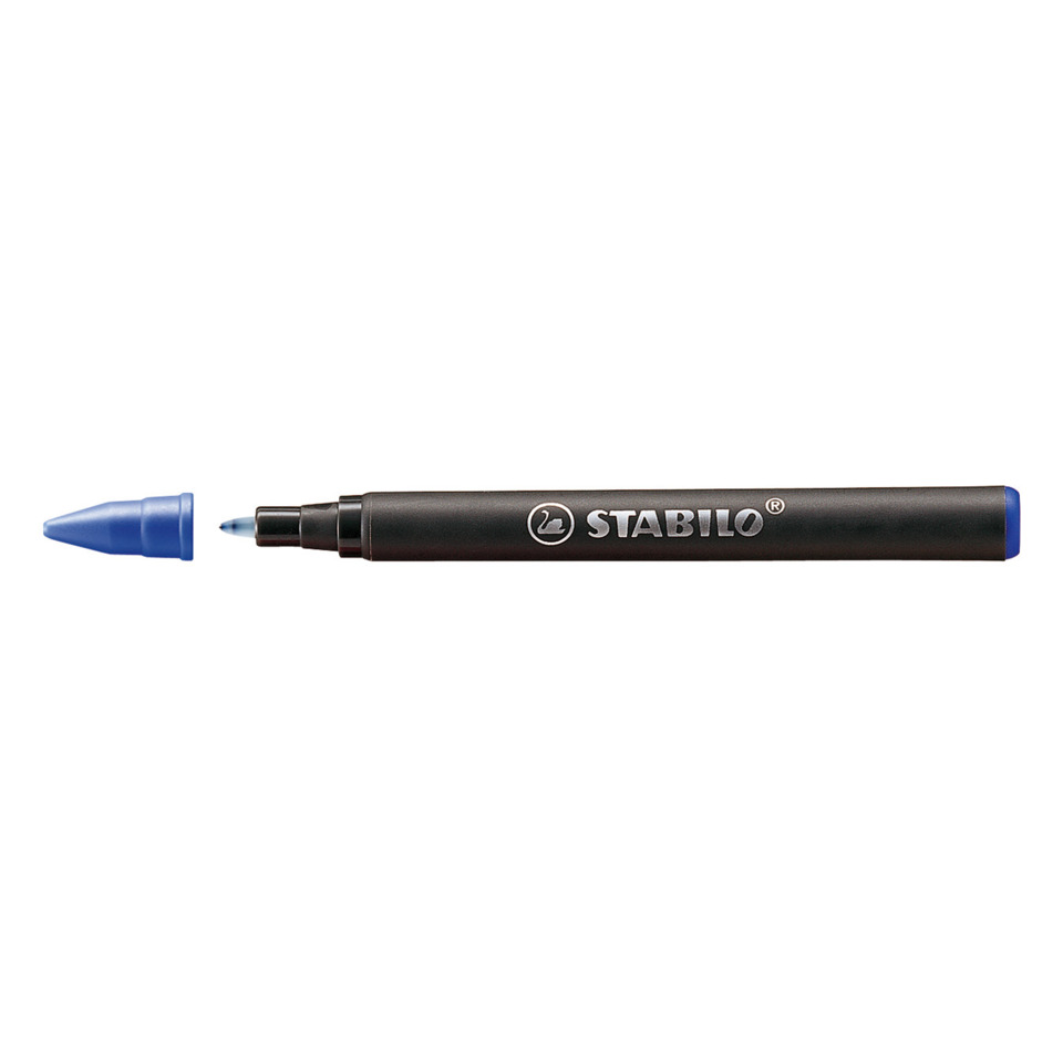 Marker, Whiteboard, Permanent, blauer Deckel, STABILO