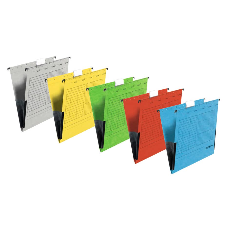 Ordner, Hängeregister, Klemmschlaufen, verschiedene Farben, Sammelmappe