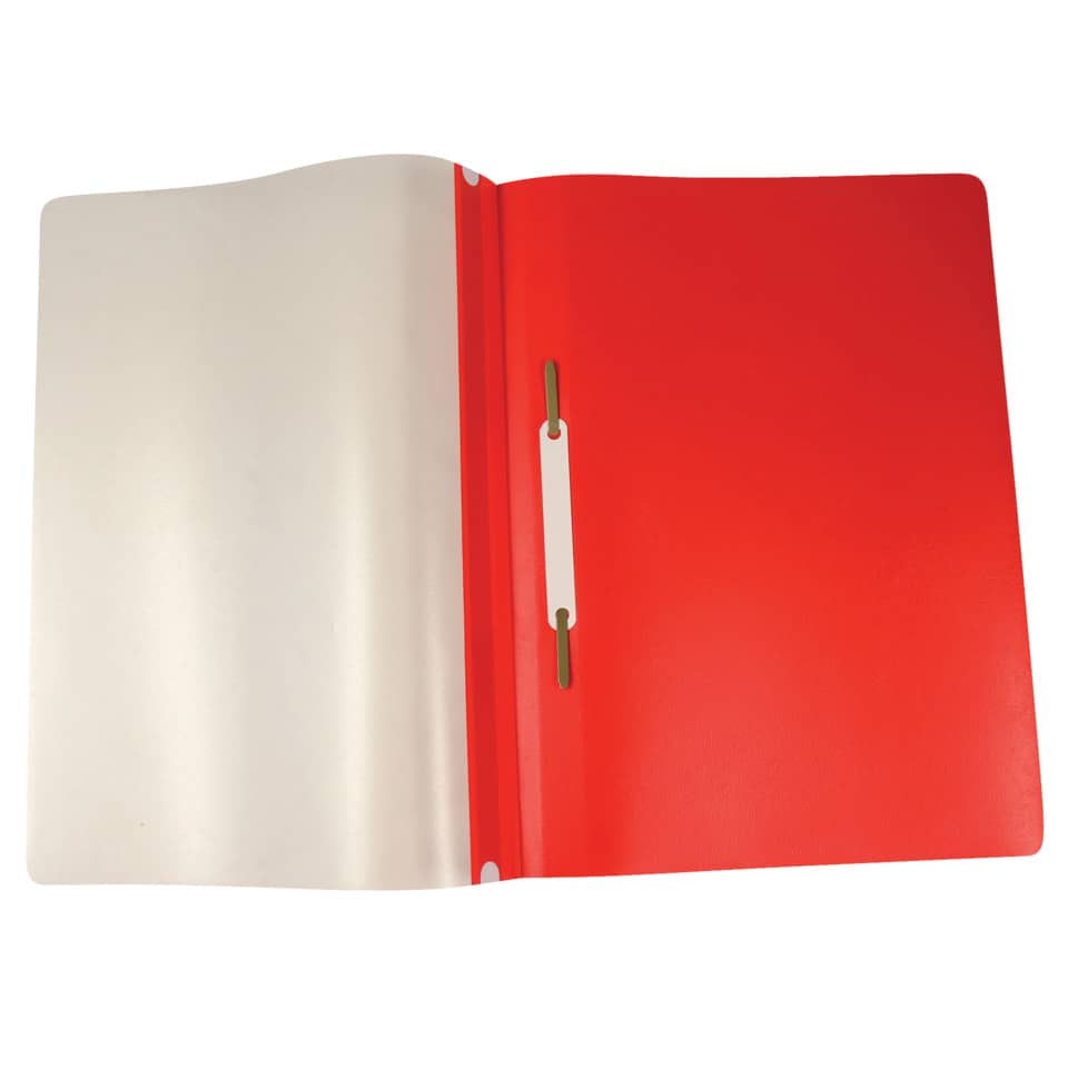 Ringbuch, Klemmbinder, Klettband, Rot, Schnellheftung