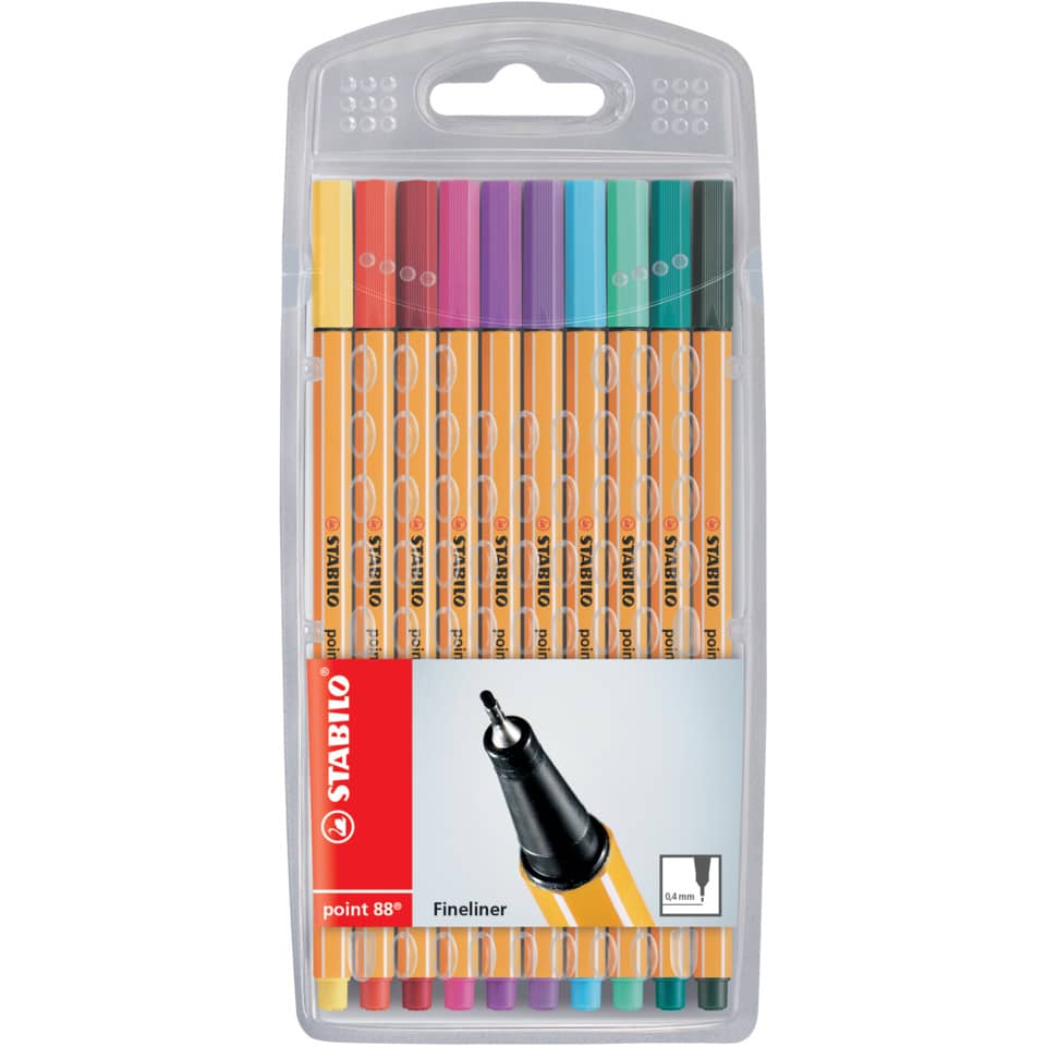 Markerstifte, Fineliner, Künstlerbedarf, Mehrfarbig, Stabilo