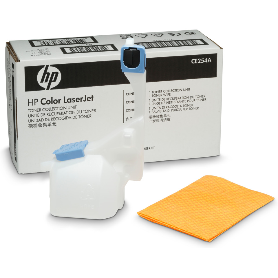 Toner-Patrone, Toner-Behälter, HP Color LaserJet, Tonerkissen, Reinigungs-Set, Toner, Tonerpatrone, HP Color LaserJet, Wiederaufbereitungsmodul, orange Reinigungstuch
