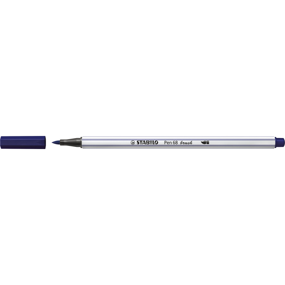 Filzstift, Marker, Blau, Spitze, Stabilo Pen 68
