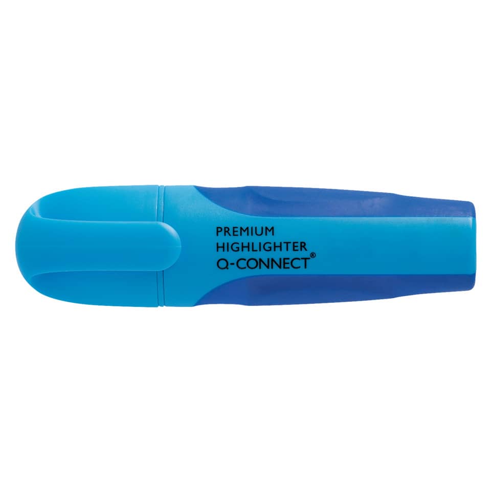 highlighter, blau, Kappenstift,  retractable, zweiFarben