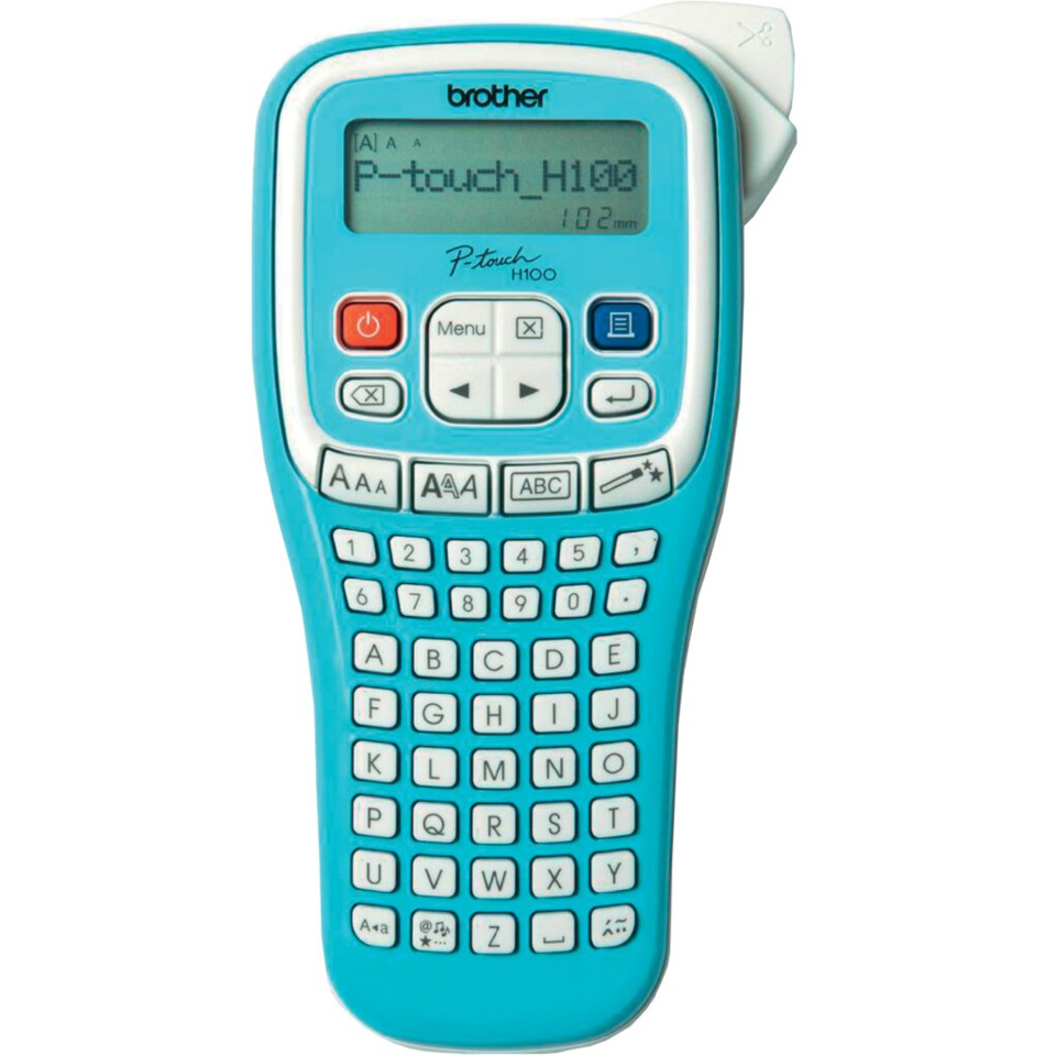 Beschriftungsgerät P-Touch PT-H100LB0, Druckgeschwindigkeit: 20 mm/Sek., hellblau BROTHER PTH100LB2ZG1