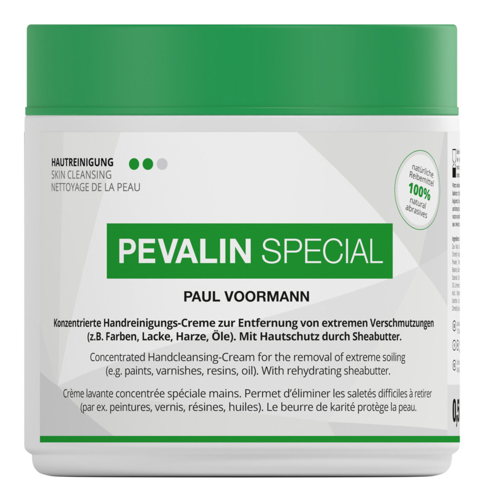 Hautreinigung, Konzentrierte Handreinigungs-Creme, Peeling Special, Pflegecreme, Naturstoffe?