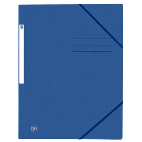 Eckspanner Top File+, A4, Karton, blau OXFORD 400116324