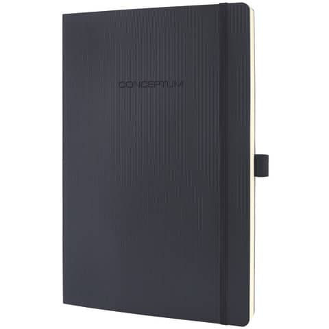Notizbuch Conceptum, A4, Softcover, liniert, schwarz SIGEL CO311