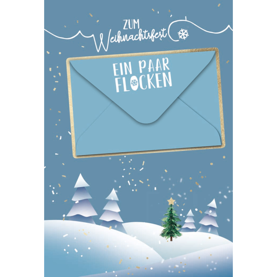  envelope,  weihnachten,  winterlandschaft,  schnee,  baum