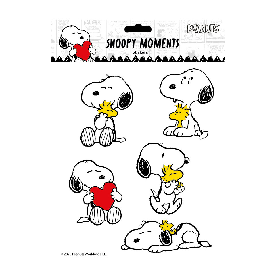 Stempel, Peanuts, Snoopy, Herz, Streifen