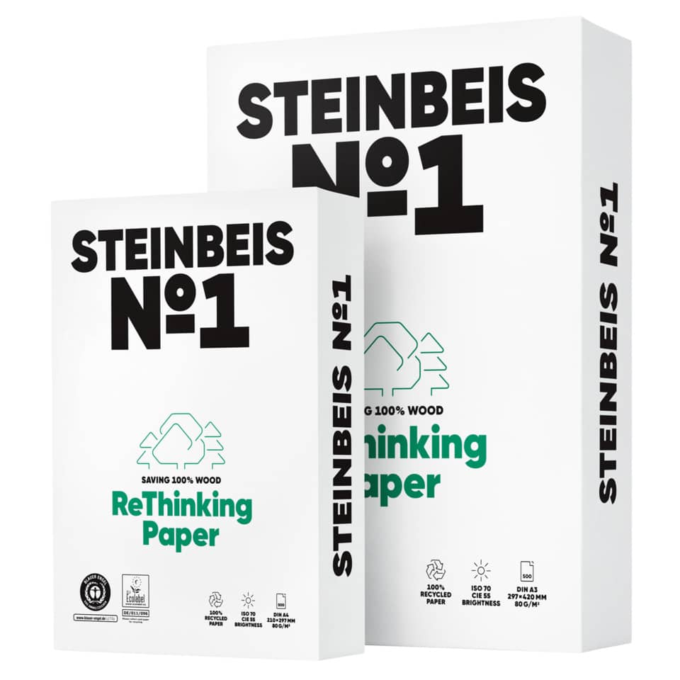 recyceltes papier, holzpulpe, steineis no1, thinking paper, Verpackungsbox