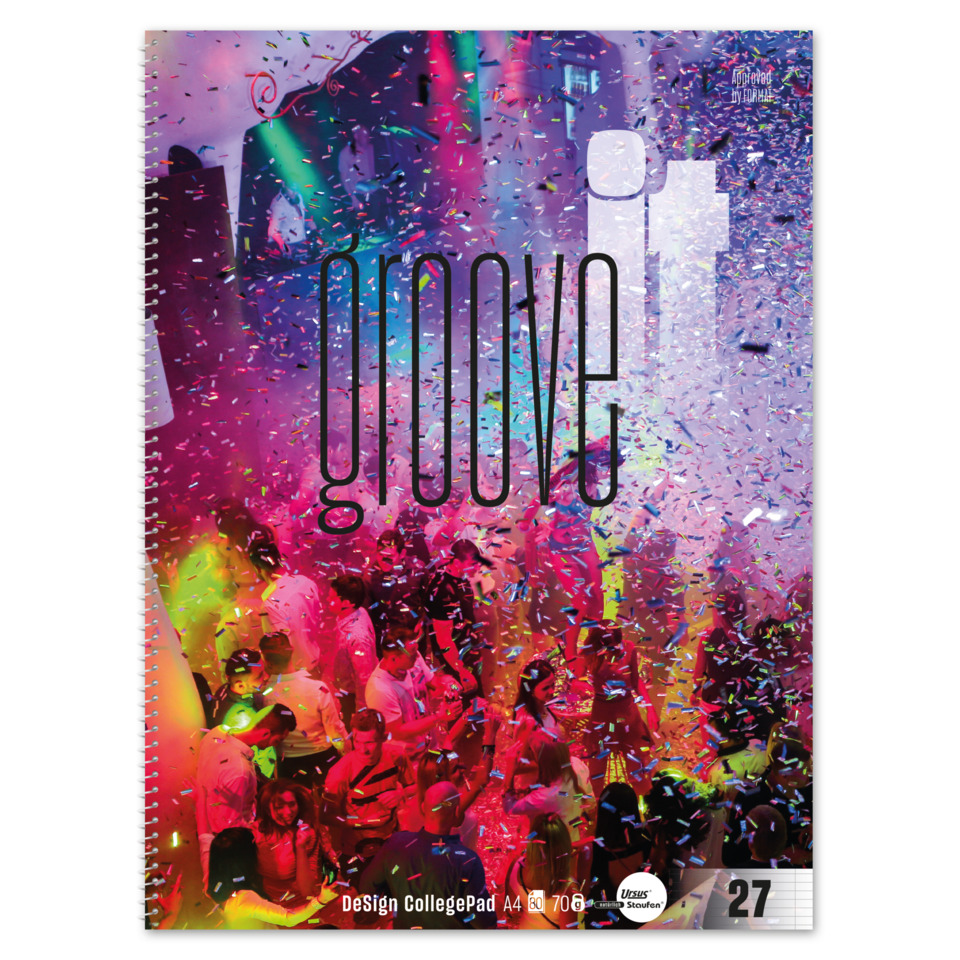 note, notebook, spiral, party, confetti