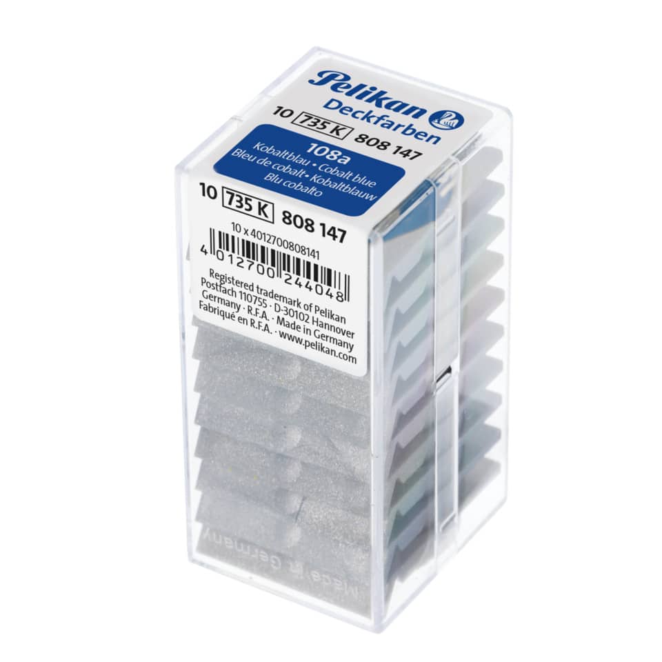 Pastellfarben, Kohleblau, Deckfarben, Pelikan, Kunstbedarf