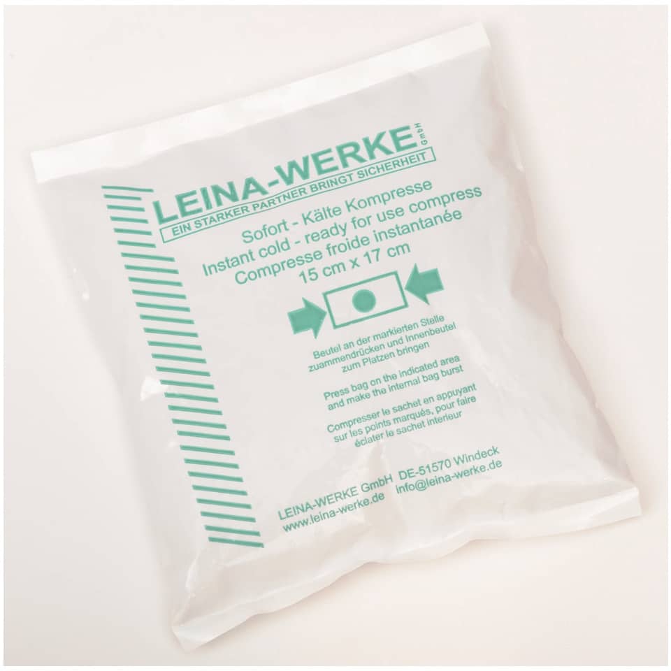 Kühlkompresse, Instantkühlung, Beutel, 15 cm x 17 cm, Leina-Werke