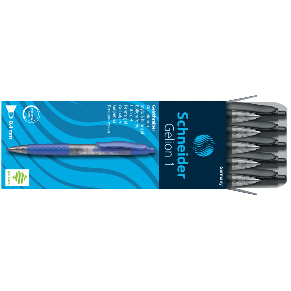 Kugelschreiber, Gelstift, Schneider, 0,4 mm, Penset
