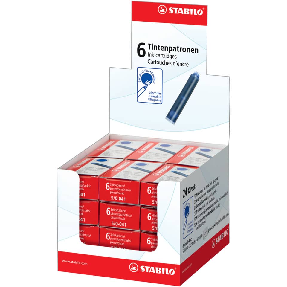 Tintenpatronen, Tintenpatronen, 6 Stück, Kartonverpackung, Displaybox
