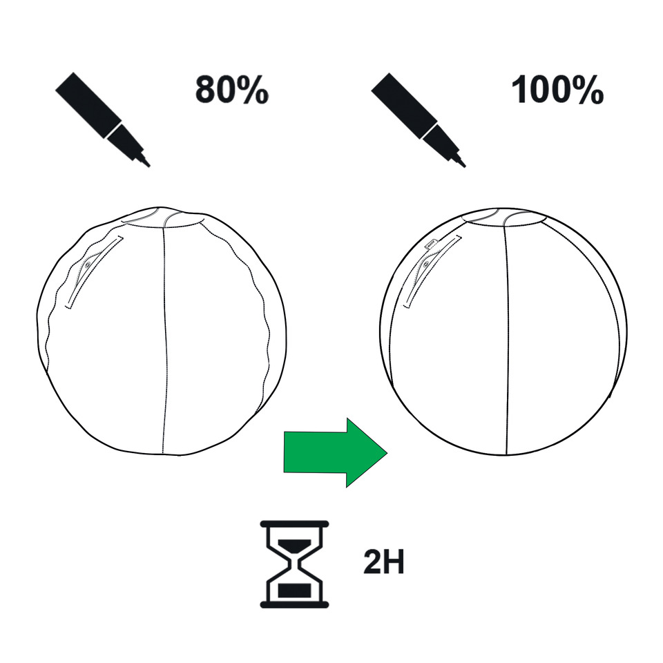 Schutzhülle, Kugelball, Snare, Reißverschluss, 2H
