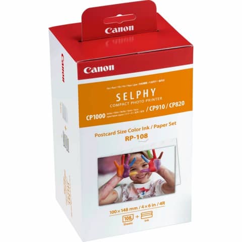 Inkjetpatrone RP-108 farbig + Papier CANON 8568B001