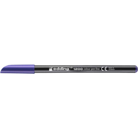 Faserschreiber 1200, 1mm, Rundspitze, violett EDDING 41200008