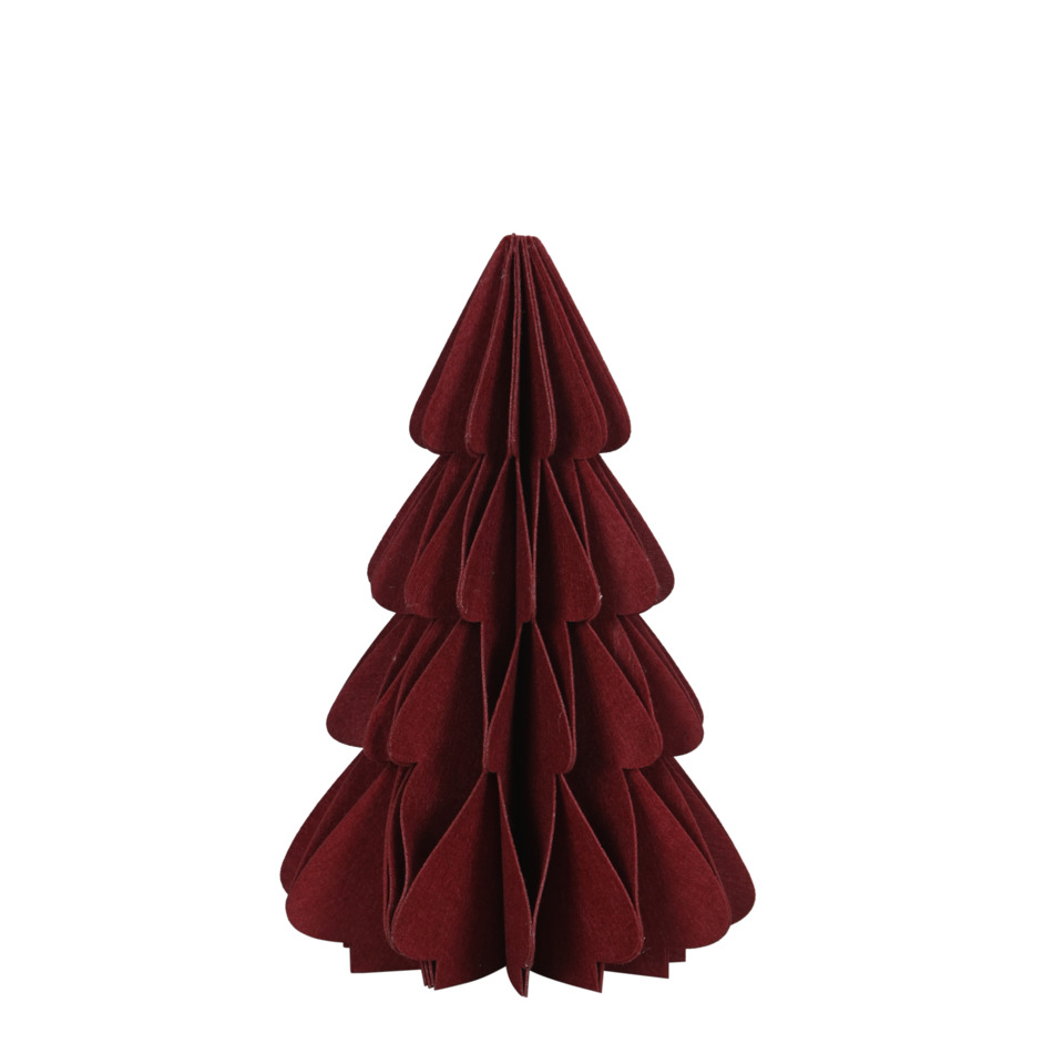 holzfrei, weihnachtsbaum, roter, papierstern, 3D-faltschmuck