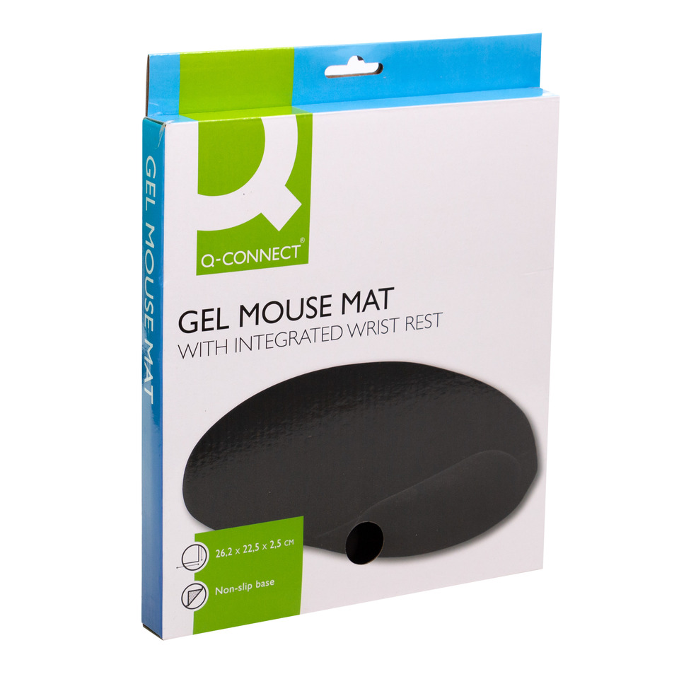 Gel-Mausmat, Wrist Rest, Antirutsch-Basis, Gelierte Form, Kabel-Box