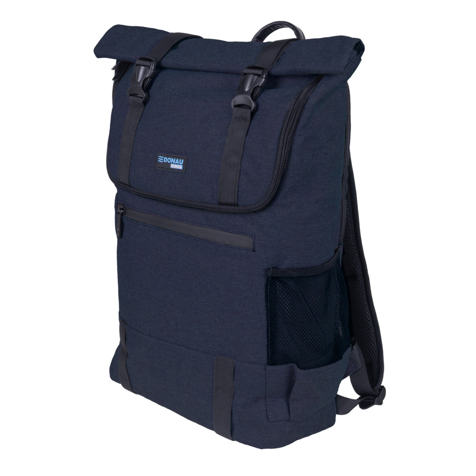 Rucksack, Rucksack, Canvas, marine, Vordertasche, Seitentasche