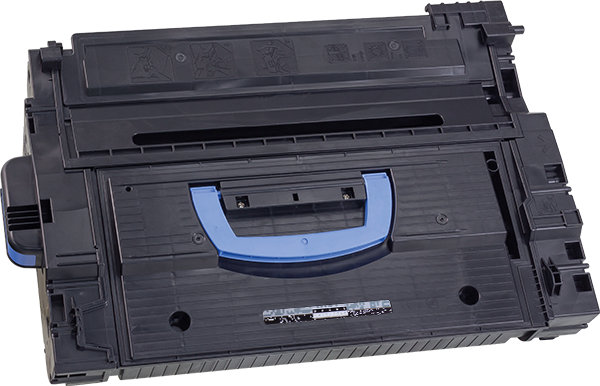 Toner Cartridge, Printer Accessory, Schwarze Tonerpatrone, Blaues Griffstück, Laserdrucker-Teil