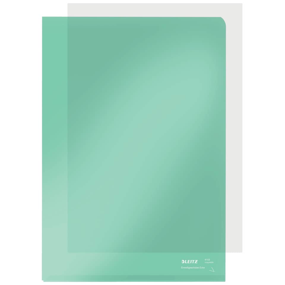 notebook, folder, green, gradient, leitz