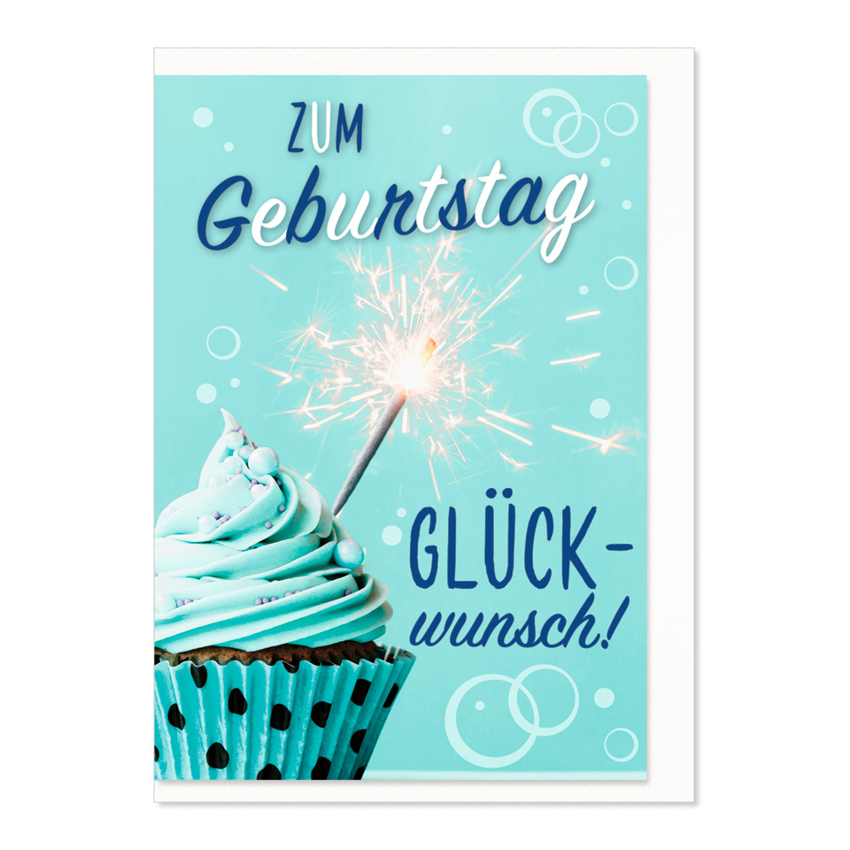  cupcake,  birthay card,  blue cupcake,  sparkler,  greeting card