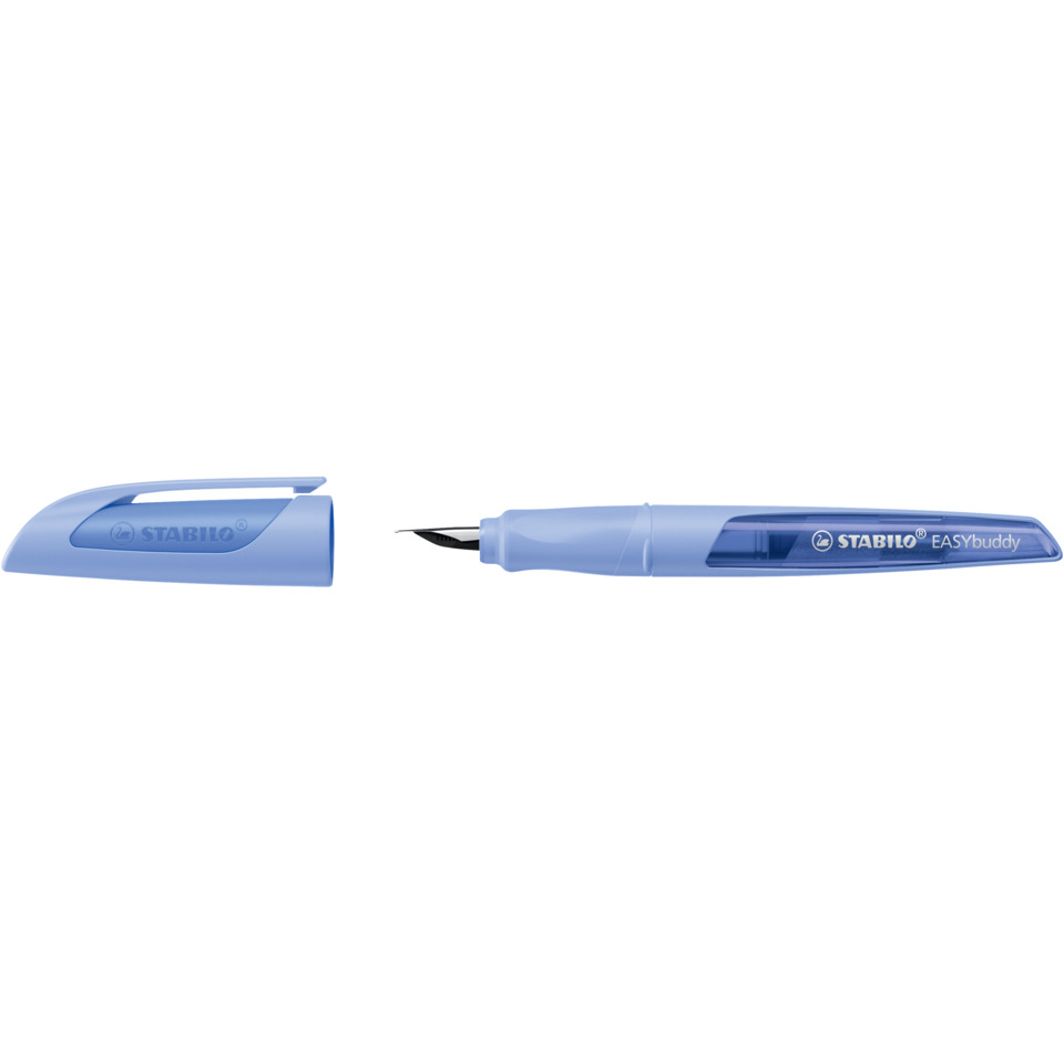 Kugelschreiber, Tintenroller, Stabilo, blaue Farbe, Clip-Design
