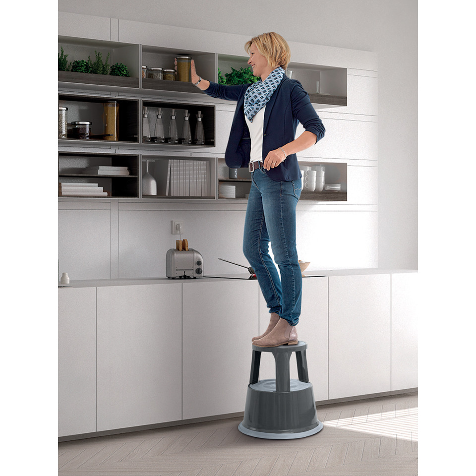 Stehhilfe, Treppe, Küche, Schwarz/Weiß, Küchenleiter