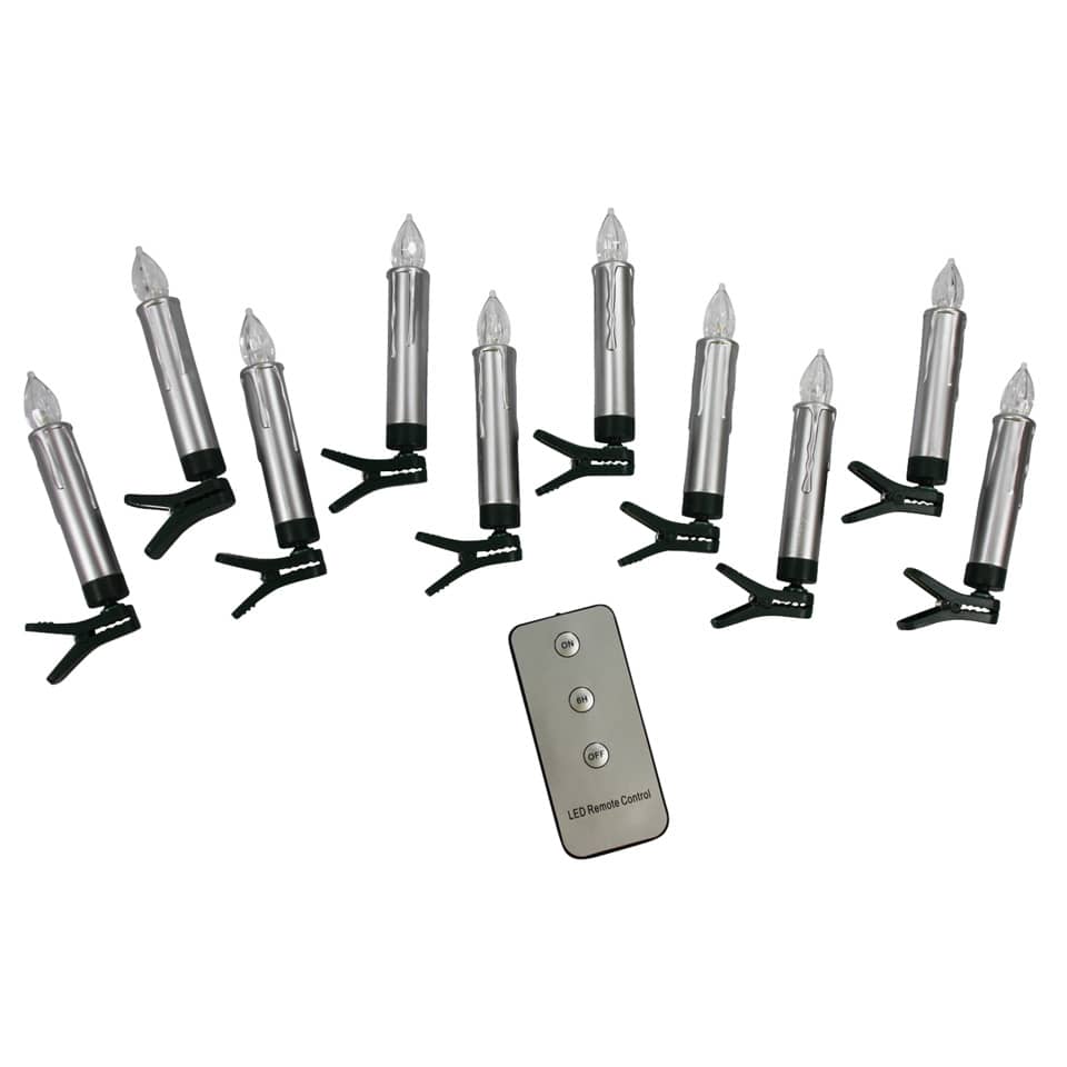 LED-Lichter, Lichterkette, Mini-Birnen, Kerzenlichter, Fernbedienung