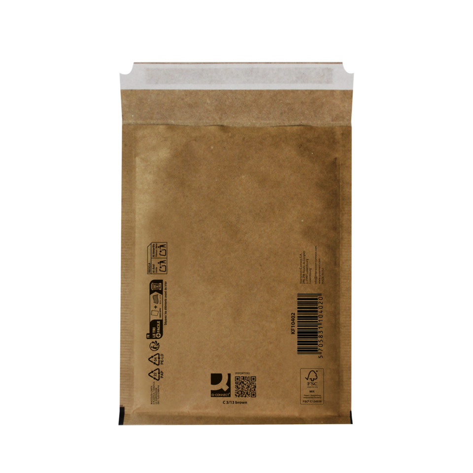 Paprbeutel, Kaffeemischung, Braune Packung, Recyclingverpackung, Barcodesiegel