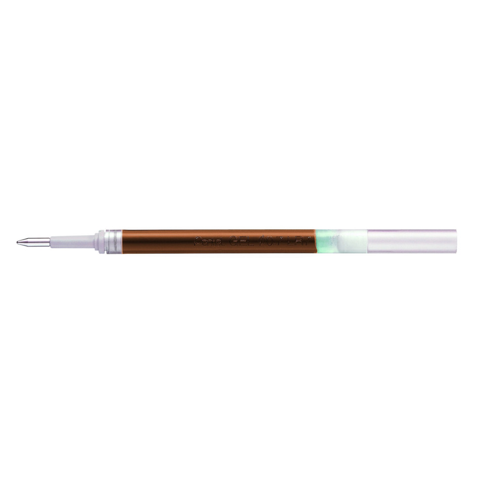 Gelstift, Kunststoffgriff, Metallspitze, Bleistiftmine, Transparenter Körper