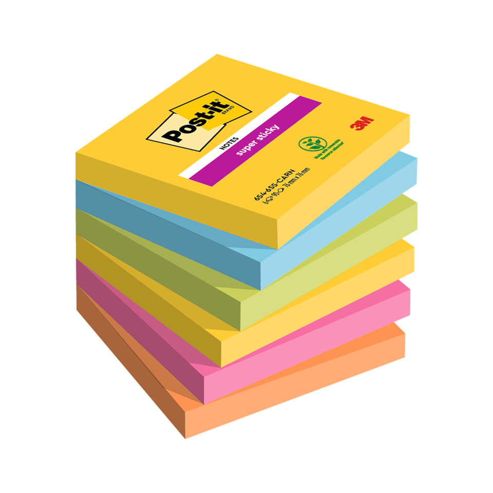 Post-it, Klebezettel, Notizblöcke, farbige Notizzettel, Notizpapier