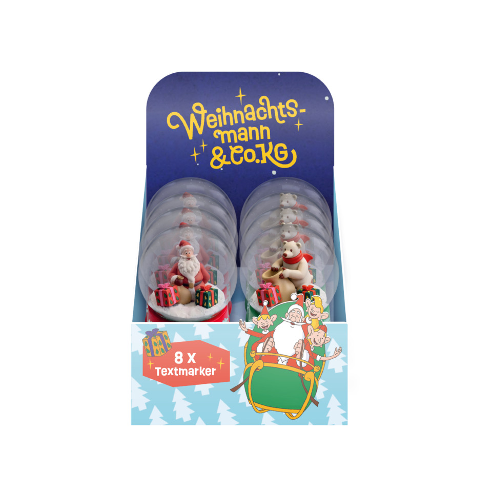 Schneemann, Weihnachtsmarke, Textmarker, Glaskugel, Sammelfigur