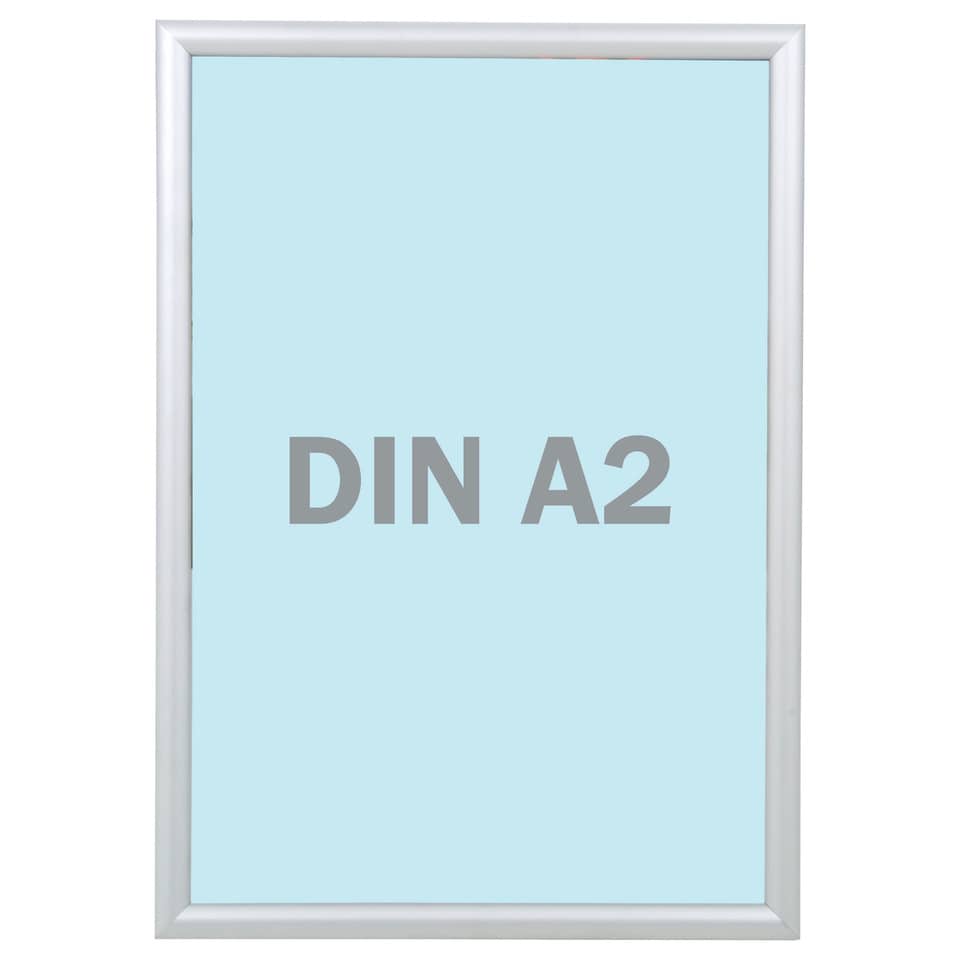 Bildrahmung, Rahmen, DIN A2, Himmelblau, Poster