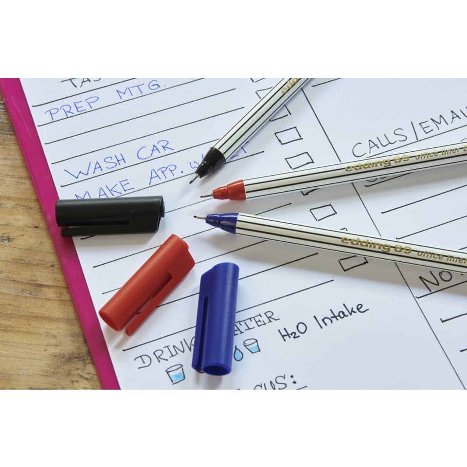 Planer, Kugelschreiber, Marker, Notizblock, Checkliste