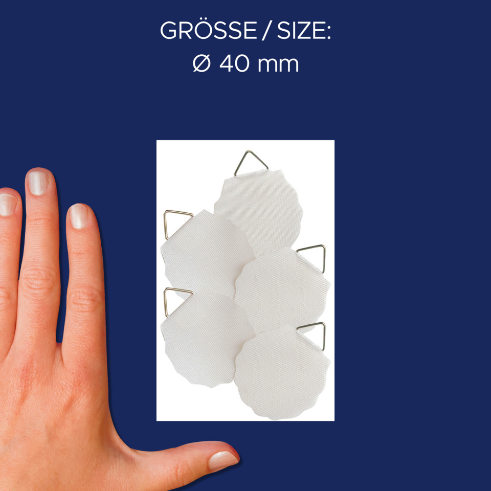 klebepunkte, nagelclips, haarschmuck, ring clips, memocard
