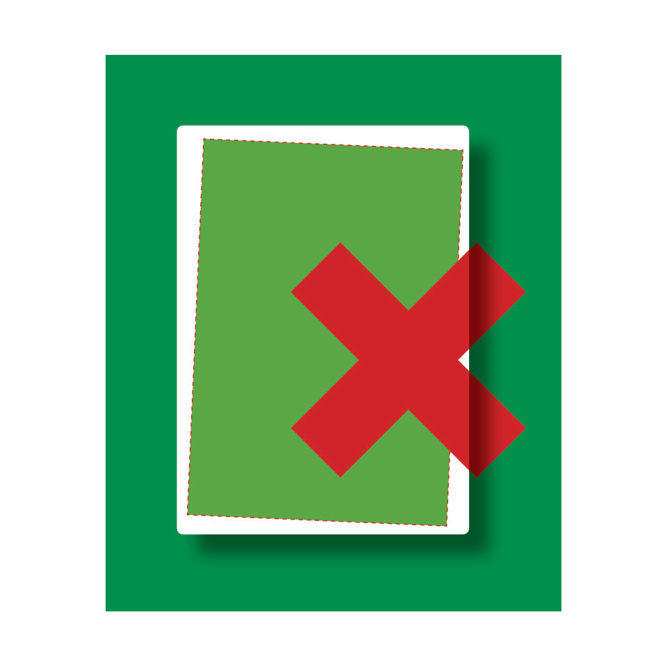 nicht verfügbar, rotes Kreuz, grünes Karte, Überlagerung, Symbol