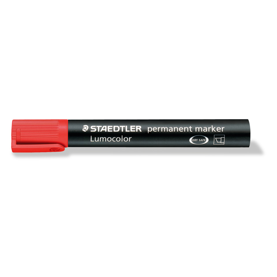 Permanentmarker, Lumocolor, Marker, Dry Safe, Schwarzer Korpus