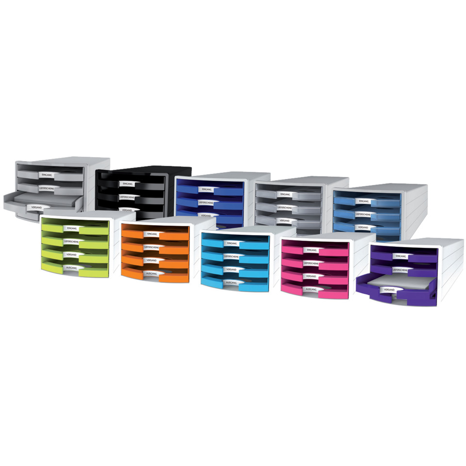Schubladensystem, Aktenordner, Schublade, Indexierung, Buntes System