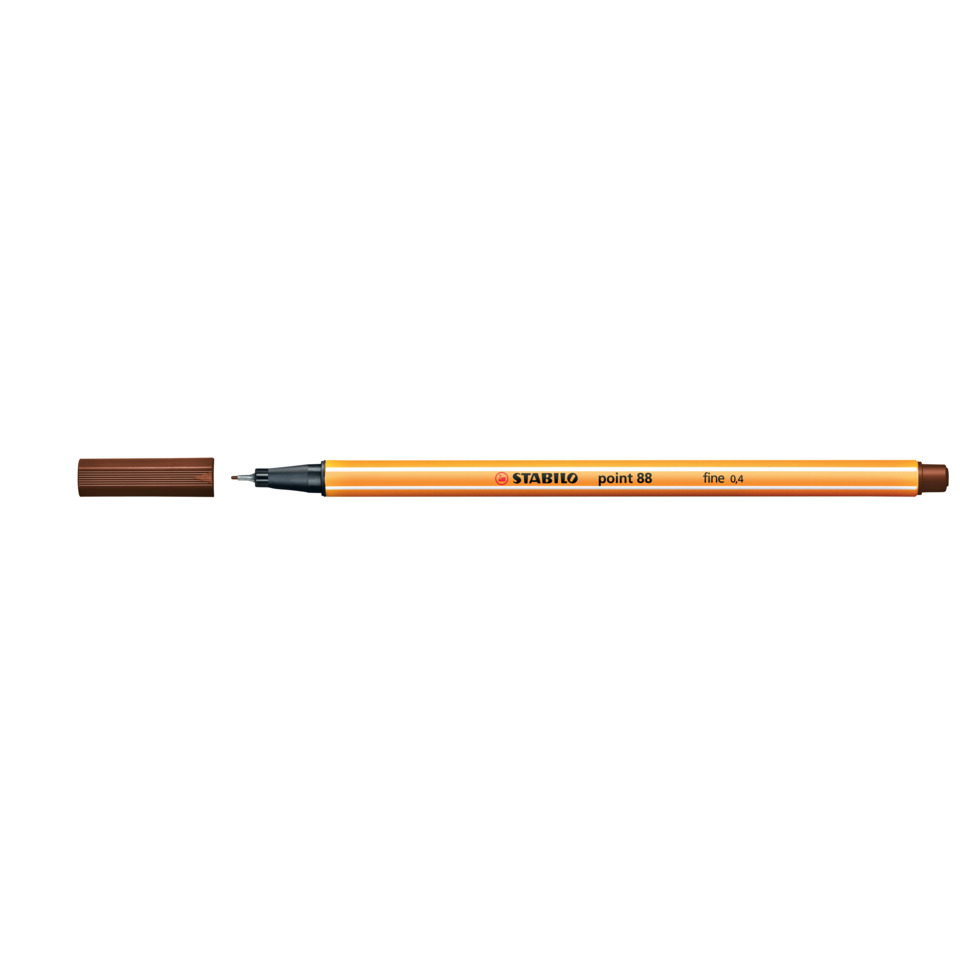 Marker, Stift, Bleistift, Feinspitze 0,4, orange Barrel