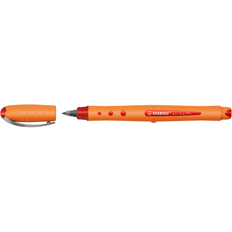 Tintenroller, Stabilo, Werkzeug, Orange, Kugelspitze