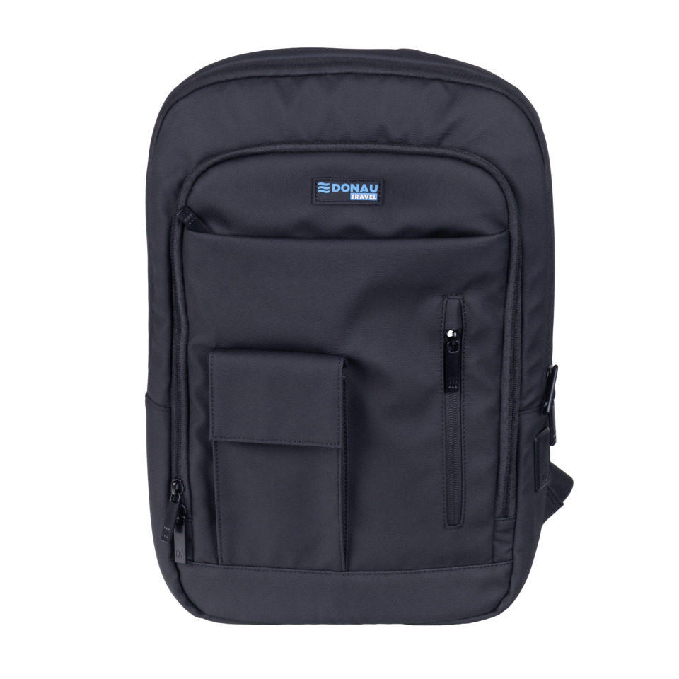 Rucksack, Reisegepäck, Vordertasche, Reißverschlussfach, dunkles Blau