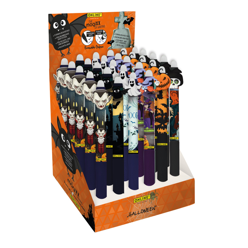 Halloweenpen, Bleistift, Spukfigur, Halloween-Accessoires, Ergänzbare Spitzer